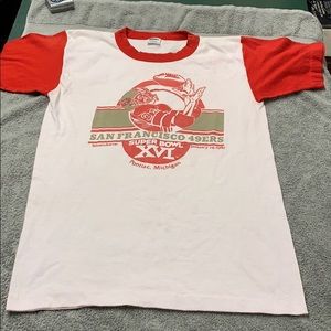 Vintage San Francisco 49ers Super Bow XVI shirt